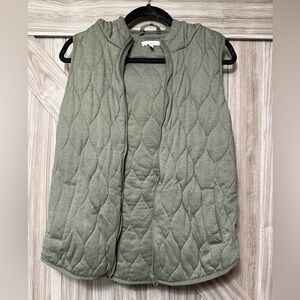 Maurices Olive Green Quilted Vest
